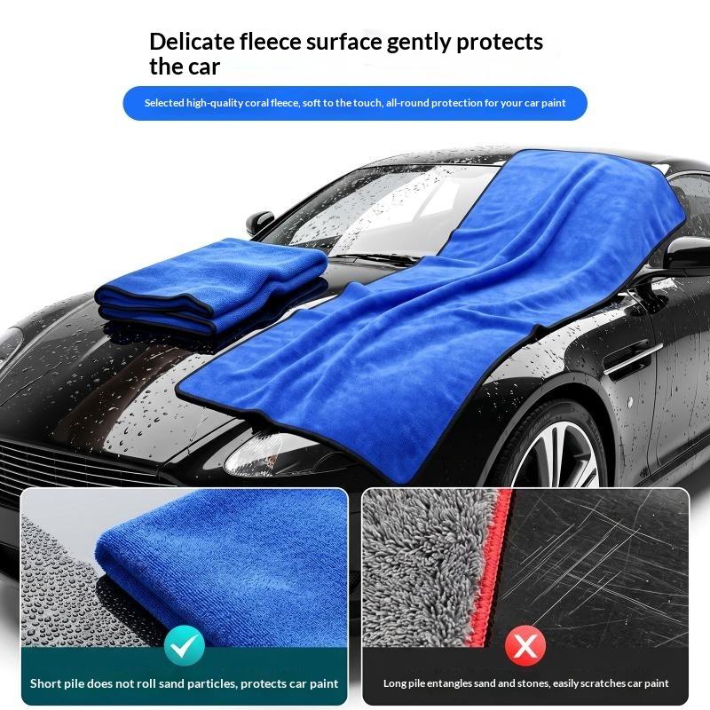 Microfiber Car Drying Towel Super Absorbent - Toalha de secagem para carros, superabsorvente,