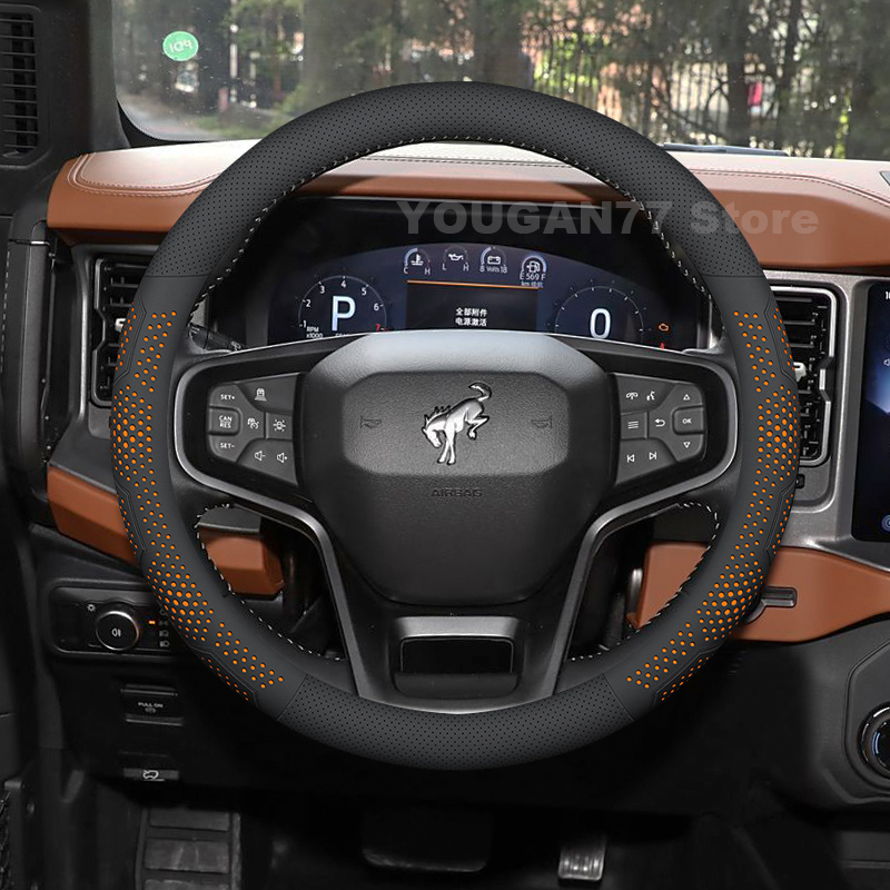 Car Steering Wheel Cover Anti Slip Breathable - Capa de Volante de Carro em