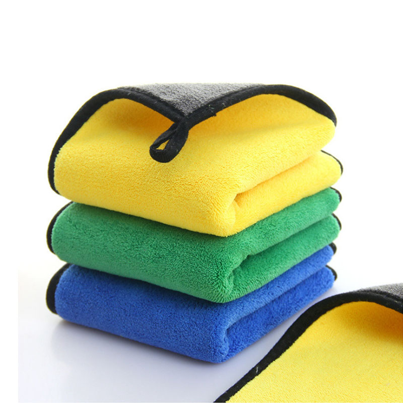 Microfiber Car Drying Towel Super Absorbent - Toalha de limpeza de microfibra super