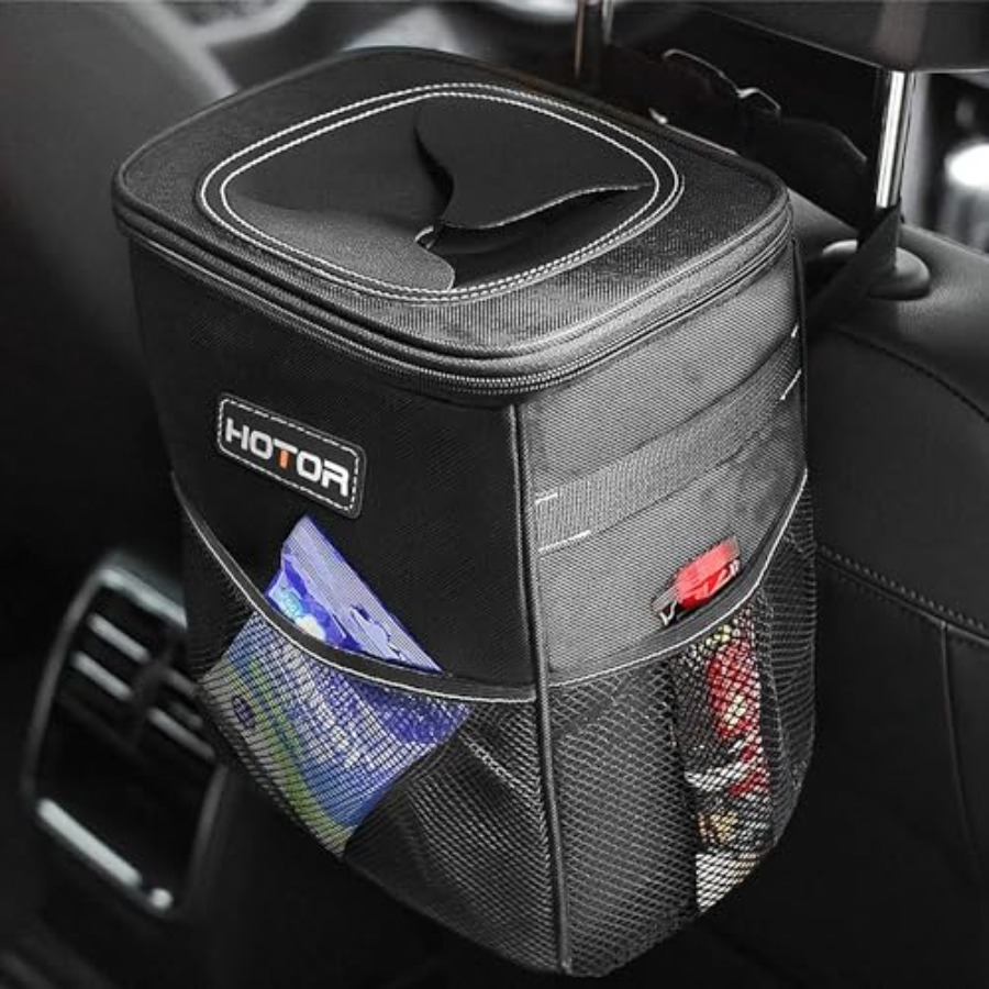 Lixeira para Carro com Tampa e - Waterproof Car Trash Can With Lid avaliação e preço
