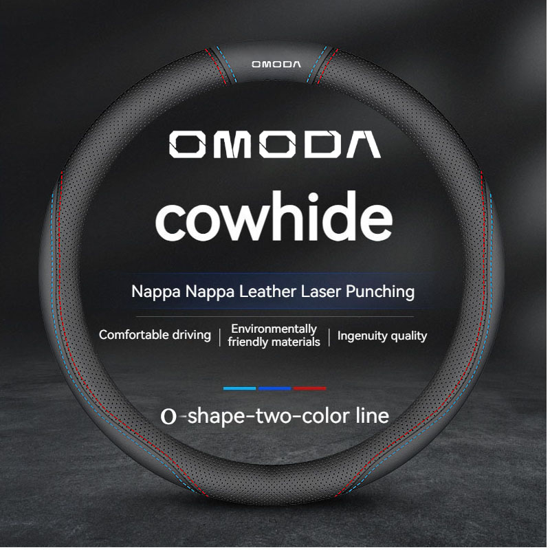 Capa de Volante de Couro para  - Car Steering Wheel Cover Anti Slip Breathable avaliação e preço