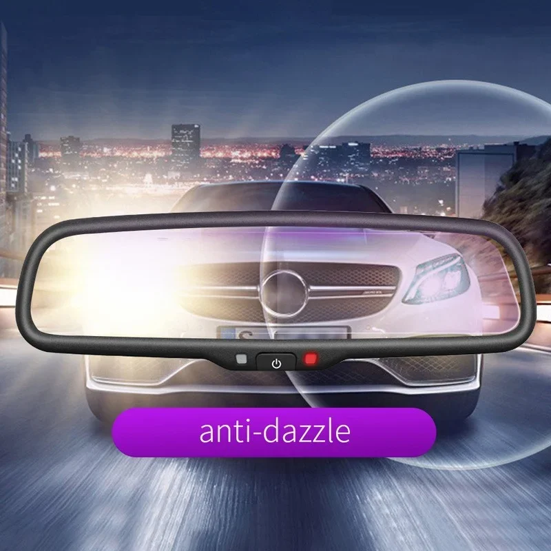 Interior do carro espelho retr - Anti Glare Car Rearview Mirror Film avaliação e preço