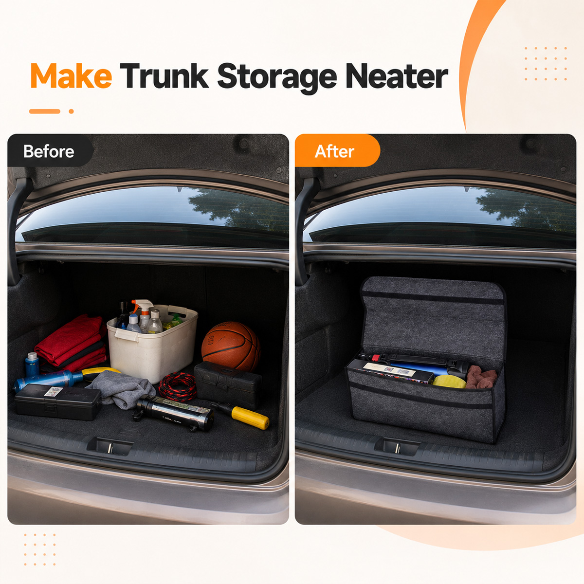 Caixa de Armazenamento Dobráve - Car Trunk Organizer Foldable Storage Box avaliação e preço