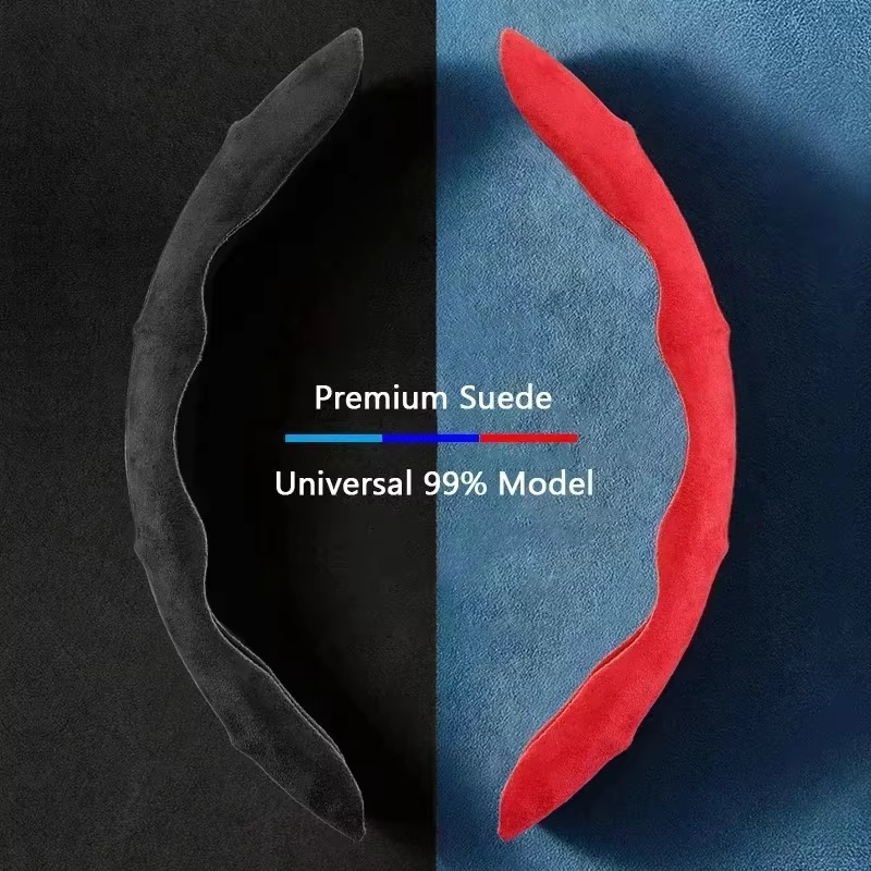 Capa para volante em couro cam - Car Steering Wheel Cover Anti Slip Breathable avaliação e preço
