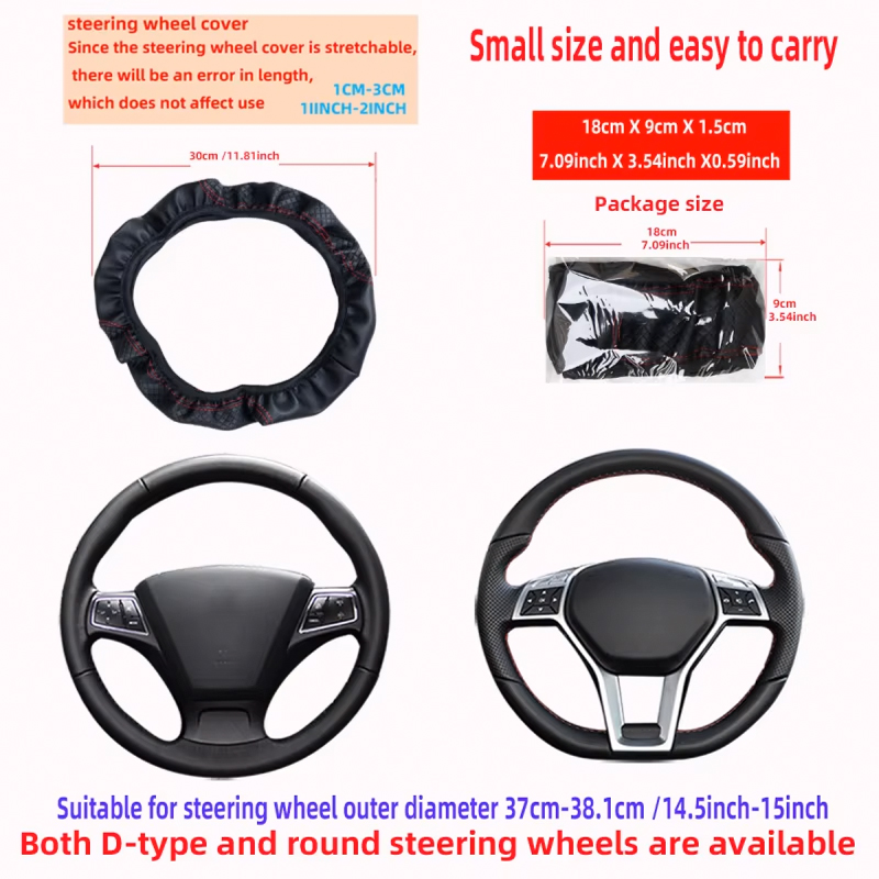 Capa de proteção para volante  - Car Steering Wheel Cover Anti Slip Breathable avaliação e preço