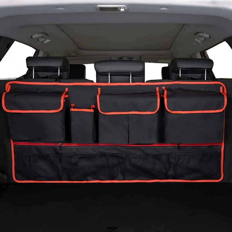 Saco de armazenamento traseiro - Car Trunk Organizer Foldable Storage Box avaliação e preço
