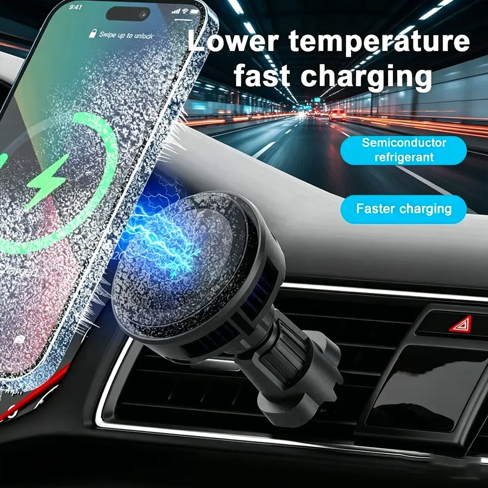 Carregador de carro sem fio ma - Magnetic Phone Holder For Car Vent avaliação e preço