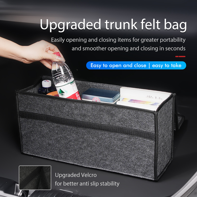 Caixa de armazenamento para po - Car Trunk Organizer Foldable Storage Box avaliação e preço