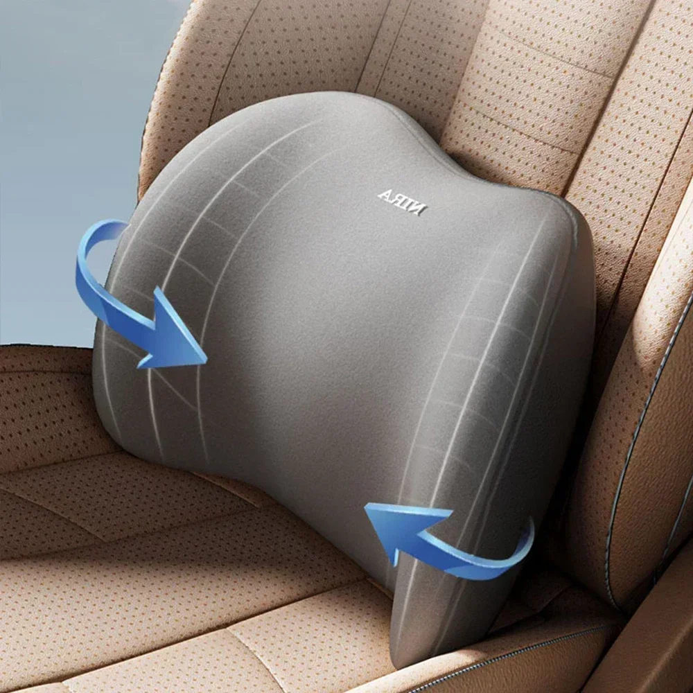 Almofada ergonômica de espuma  - Memory Foam Car Neck Pillow Lumbar Support avaliação e preço
