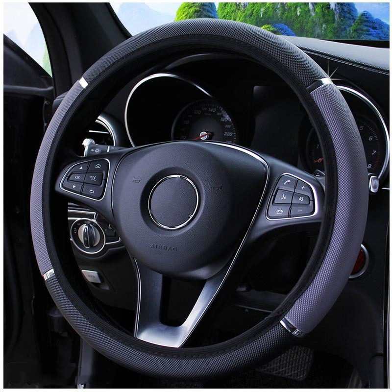 Nova Capa de Volante Antiderra - Car Steering Wheel Cover Anti Slip Breathable avaliação e preço