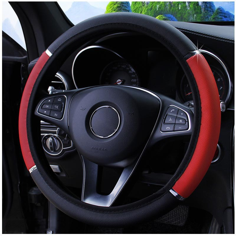 Nova Capa de Volante Antiderra - Car Steering Wheel Cover Anti Slip Breathable avaliação e preço