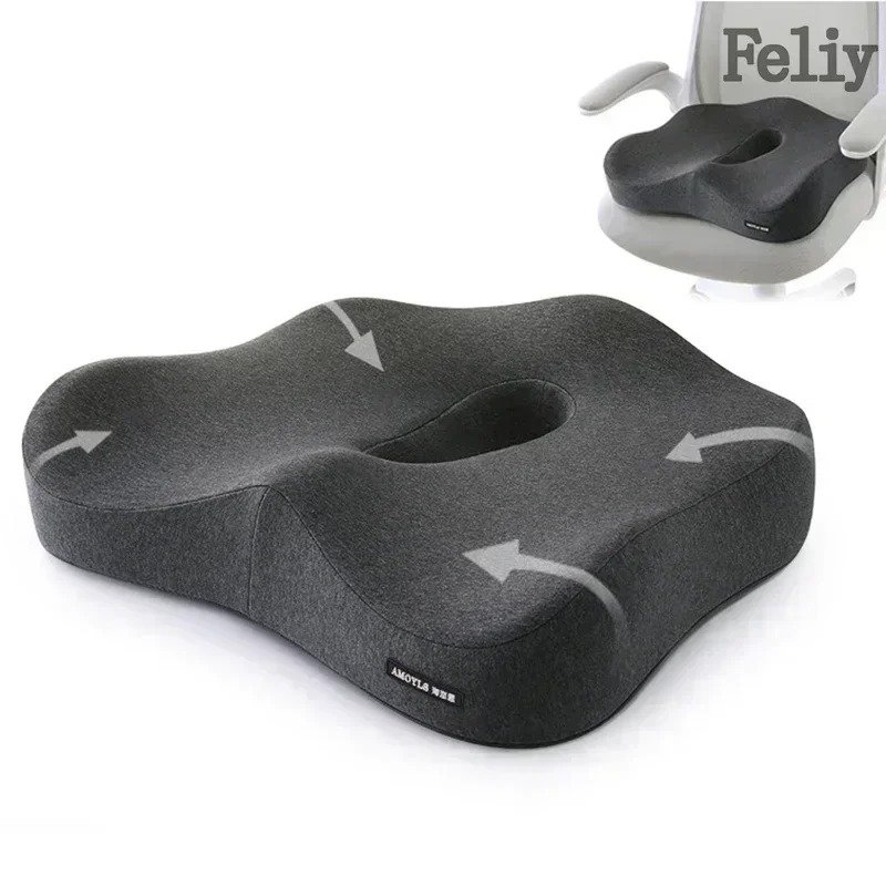Memória Espuma Almofada Do Ass - Memory Foam Car Neck Pillow Lumbar Support avaliação e preço